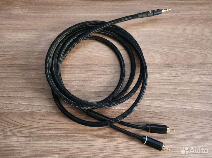 Провод jack 3,5 мм на 2 rca canare l-2t2s(Япония)