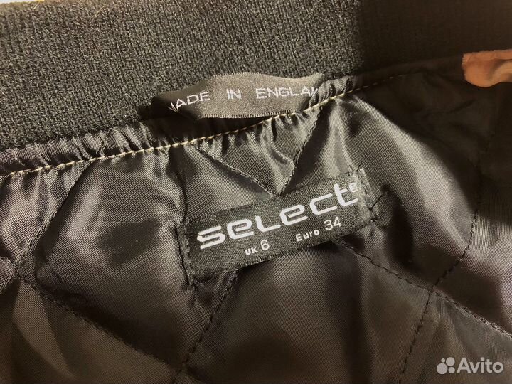 Куртка бомбер женская золотистая S