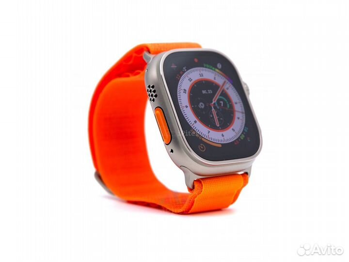 Watch Ultra 49 мм Titanium Case with Orange Alpine