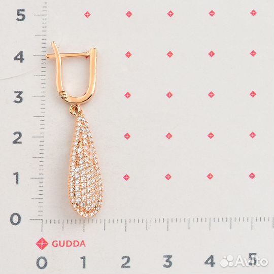 Серьги золотые