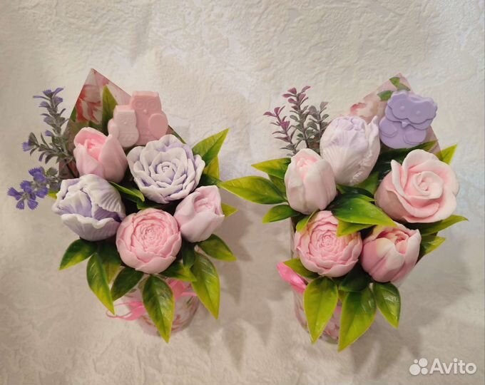 Букеты из мыла ручной работы