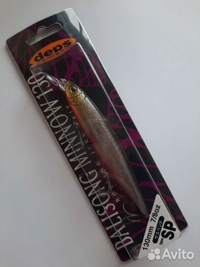 Воблеры Deps Balisong Minnow SP и Longbill