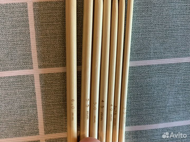 Набор круговых спиц бамбуковых