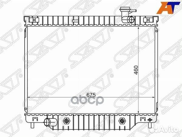 Радиатор Chevrolet TrailBlazer 01-10 / GMC Envo