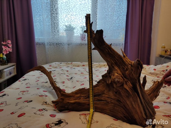 Коряга в аквариум