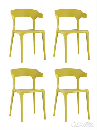 Стул Neo пластик горчичный 4 шт