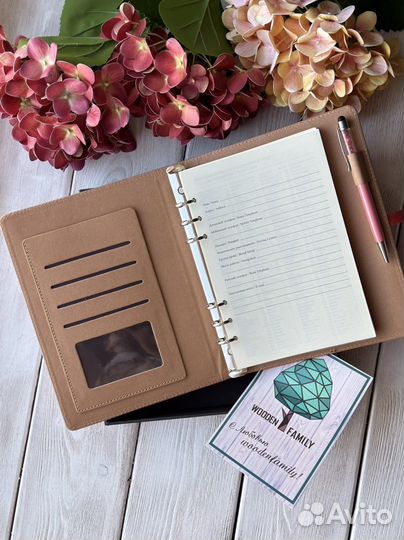 Ежедневник блокнот с гравировкой