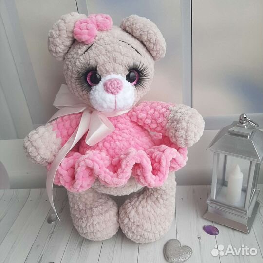 Вязаный мишка. Подарок ребёнку