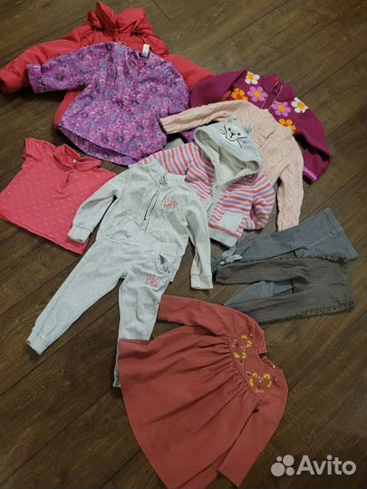 Мешок вещей на девочку 2-3 года