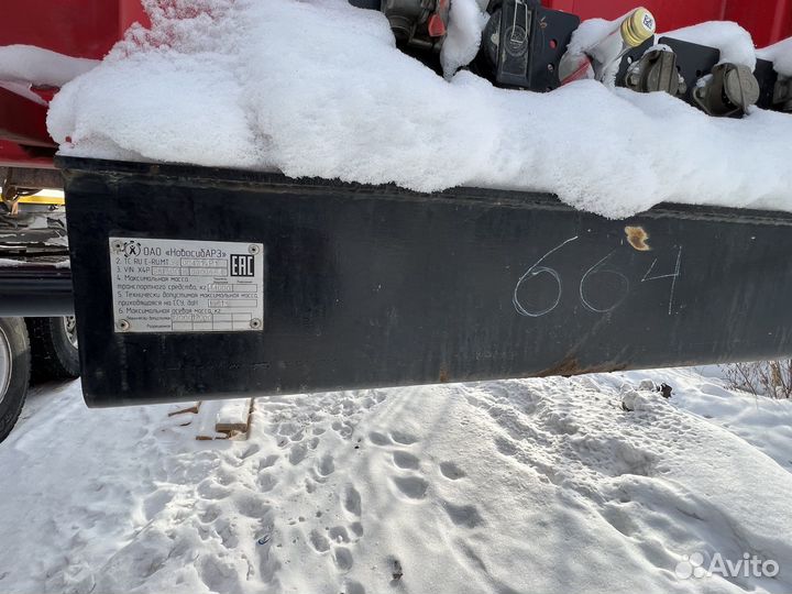 Полуприцеп лесовоз (сортиментовоз) НовосибАРЗ 981300, 2019