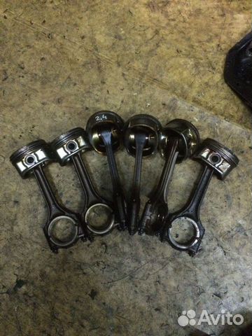 Шатун с поршнем Ауди А6 С5 2.4