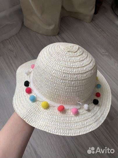 Плетеная шляпа для девочек