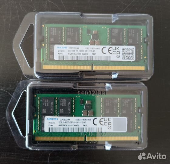 Озу Samsung DDR5 sodimm 5600 32GB * 2