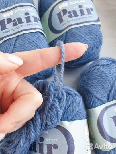 Пряжа для вязания шерсть 100