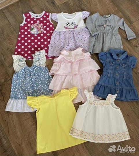 2 Пакета вещей для девочки от 0 до 1.5 лет