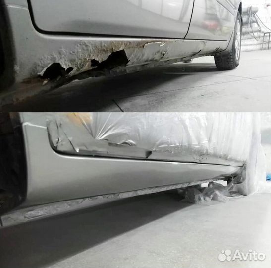 Пороги на Mazda Demio Ремонтные