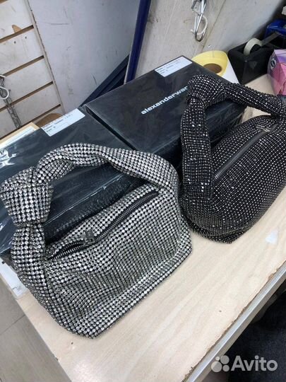Сумка alexander wang блестящая