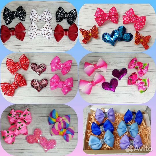 Подарочный набор украшений для волос ручной работы