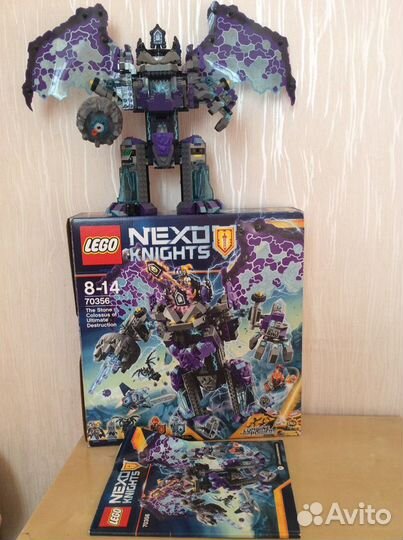 Lego nexo knights робот с крыльями