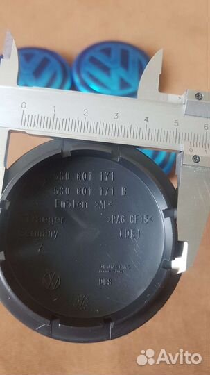Заглушки литых дисков VAG Volkswagen 5G0601171