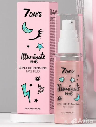 Хайлайтер для лица жидкий, для макияжа 50 ml