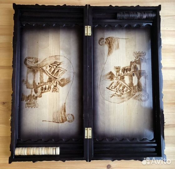 Шахматы нарды шашки 3в1 «кабаны»