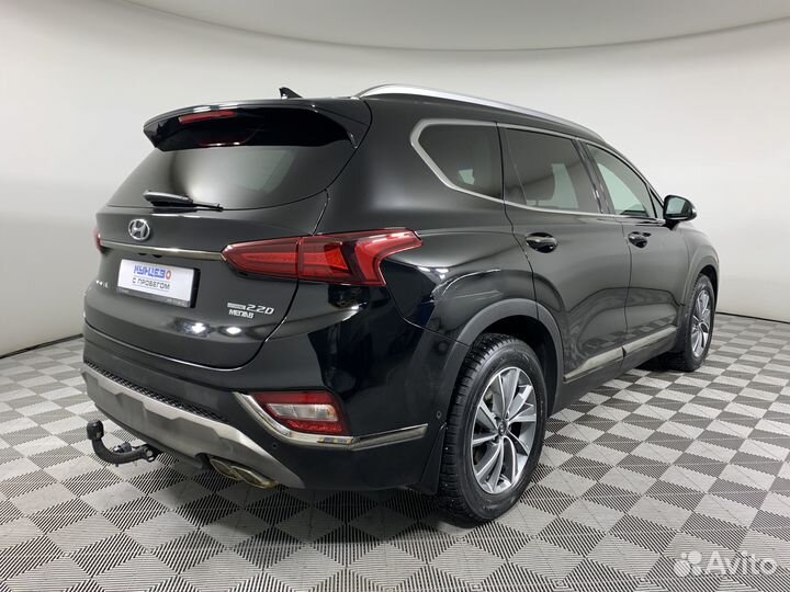 Hyundai Santa Fe 2.2 AT, 2018, 133 979 км