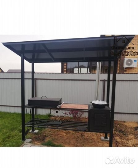 Мангал угловой