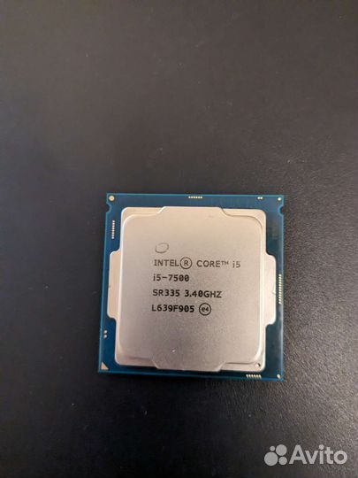 Процессор intel core i5 7500