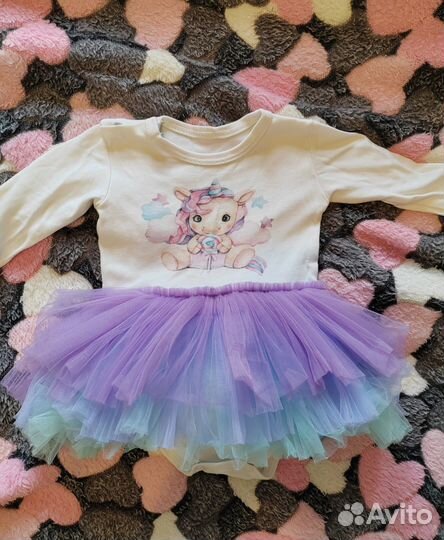 Боди для девочки 68