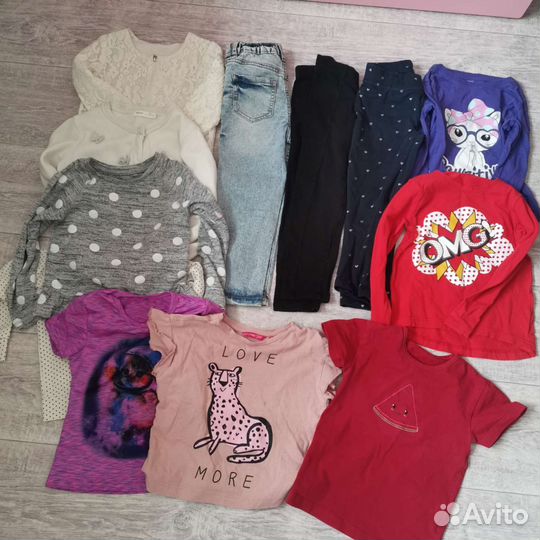 Вещи пакетом на девочку 104