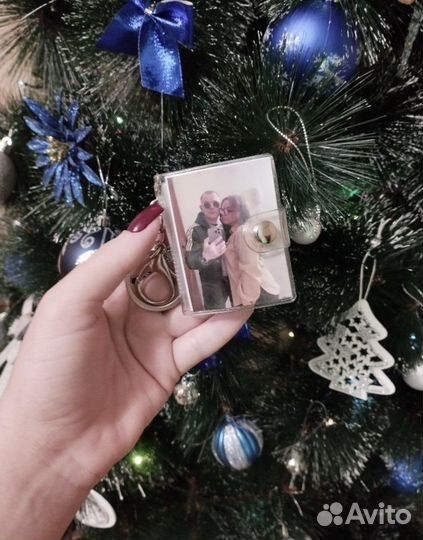 Брелок с фото, брелок мини-альбом, 14 февраля