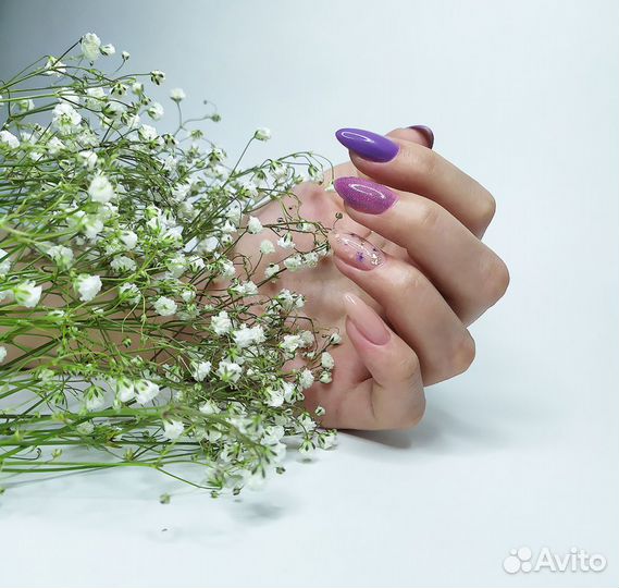 Маникюр, наращивание, гель-лак