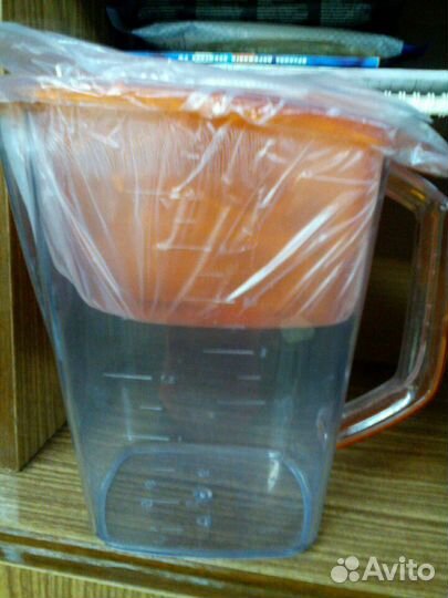 Кувшин Барьер 4л оранжевый, зелёный б/у