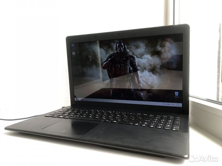 Офисный ноутбук asus x552e radeon hd8210/4gb/500gb