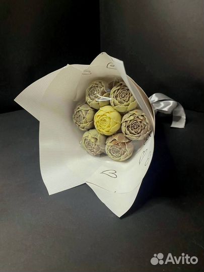 Букет Шоколадных Пионов - 7 шт