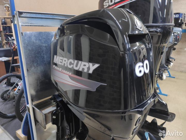 Лодочный мотор 4 такта mercury F60 elpt витрина