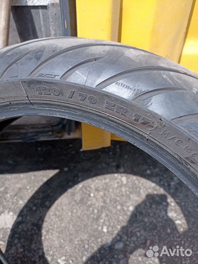 Мотошина michelin radial 120/70 zr 17