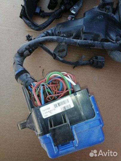 Проводка моторного отсека на solaris