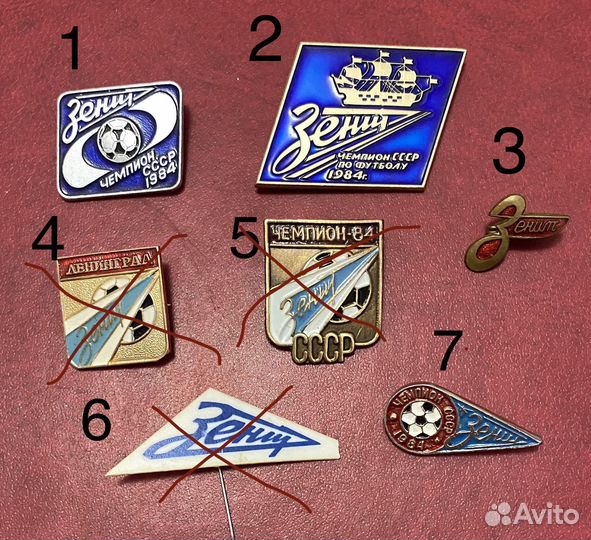 Значки фк Зенит коллекция