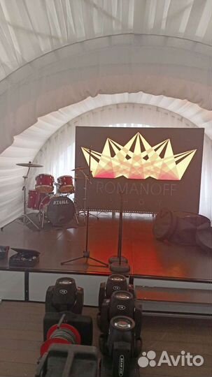 LED экран 3х2м P4.8