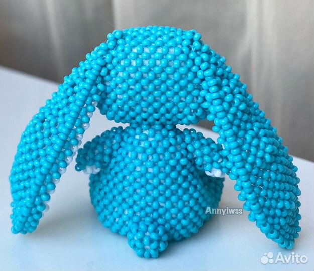 Плюшик амигуруми из бисера