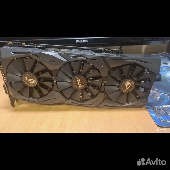 Видеокарта asus strix GTX 1080 TI
