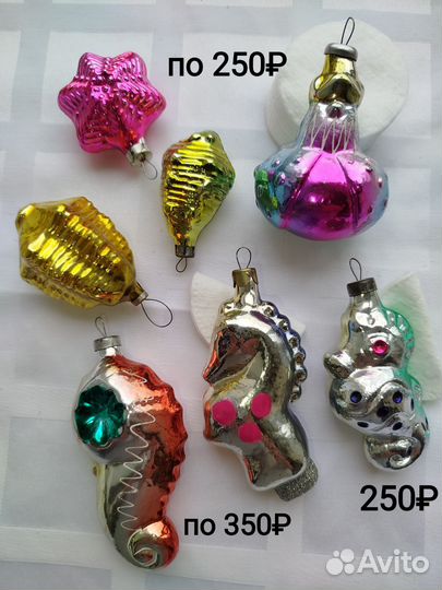 Елочные игрушки СССР