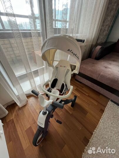 Детский трехколесный велосипед складной