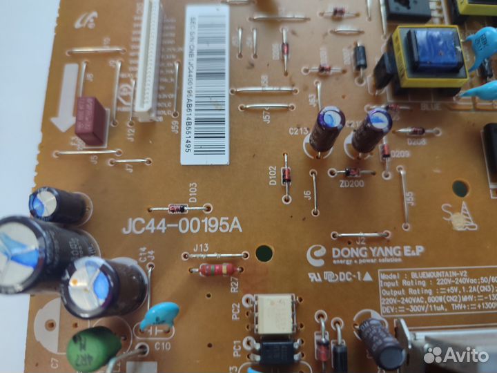 JC44-00195A Плата питания OEM SCX-3200/3205/3205W