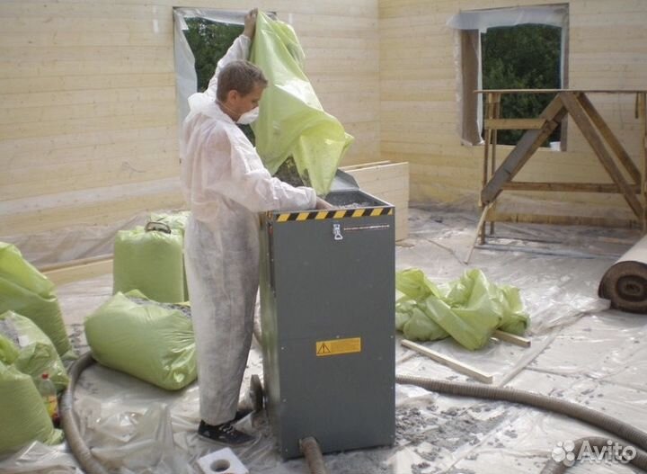 Эковата - Бесшовный утеплитель для дома