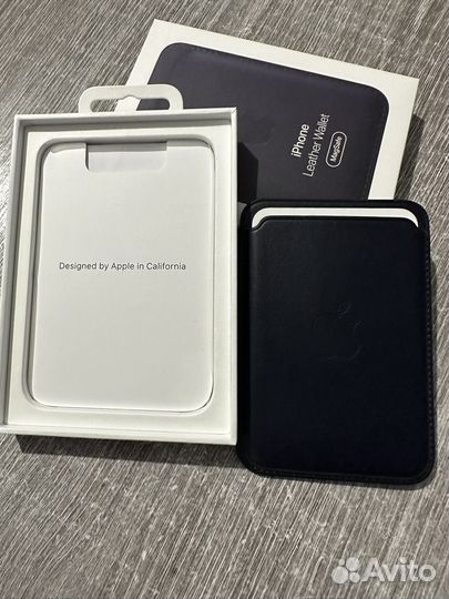 Кардхолдер Apple iPhone Leather Wallet Ink (mppw3)