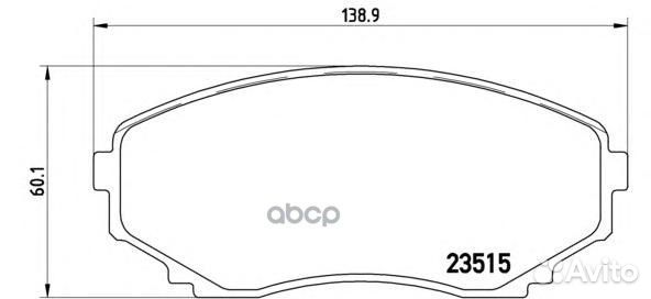 P49028 397 10 колодки дисковые п Mazda MPV 2