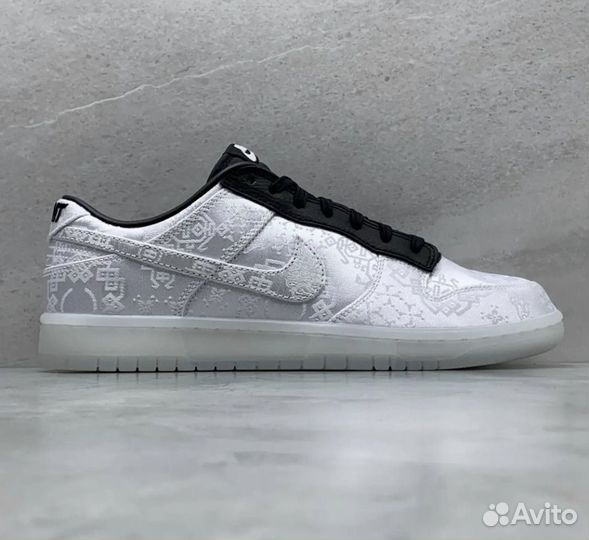 Кроссовки Nike Dunk Low x Clot x Fragment